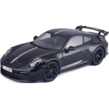 MAISTO Porsche 911 GT3 2023, schwarz 1:18 Modellauto