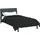 vidaXL Sommerdecke Schwarz 220 x 155 cm Mikrofaser