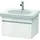 Duravit DuraStyle Waschtischunterschrank wandhängend 6383, 1 Auszug, 600mm, für D-Code, DS638301843 60 x 45,3 cm, Weiß Matt / Basalt Matt