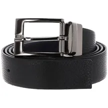 Valentino Herrengürtel Leder schwarz 125