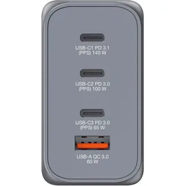 Verbatim GNC-240 GaN Charg. 240W 3xUSB-C PD, 1xUSB-A QC 3.0 32205