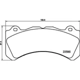 Textar Bremsbelagsatz, Scheibenbremse