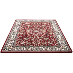 Wollteppich THEKO "Royal Orient Isfahan", rot, B:250cm H:14mm L:300cm, Schurwolle, Teppiche, handgetuftet, Orient-Optik, reine Wolle
