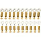Lyshujli 20 Stück feste Naht-Nadeln für Lederhandwerk, Handnähen, Lederhandwerk, DIY-Naht-Positionierungsnadel zum Halten von Naht, Anheften von Leder Nähen (0–6 mm & 6–12 mm)