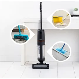 Taurus Alpatec Wet&Dry Homeland Unique WaterPro Akku-Staubsauger Schwarz