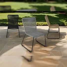 Sam ISRA Gartenstuhl 58 x 58 x 88 cm grau 4 St.