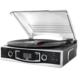 Soundmaster Plattenspieler/DAB+Radio PL590SW sw