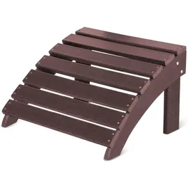 ASPERO Gartenstuhl Adirondack 75 x 75 x 83 cm grau/rot