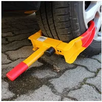 Baumarktplus Radkralle Parkkralle mit Sicherheitsschloss, 17-27,5 cm, Diebstahlsicherung Wegfahrsperre