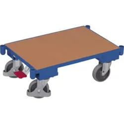 VARIOfit Euro-System-Roller mit Boden und Eckhülsen Zentralbremse EasySTOP