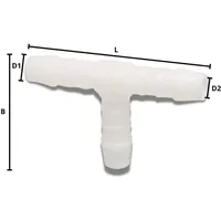 KLASEBO® Schlauchverbinder Kunststoff T-stück 5 mm
