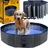 purlov Hundepool 120x30 cm Blau/Grau