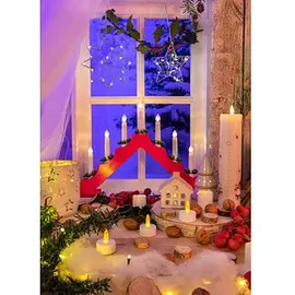 IDENA LED Teelichter 2 Stück weiß