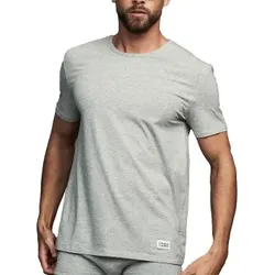Frank Dandy Bamboo Straight Tee Grau Small Herren