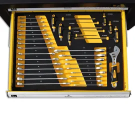 BAMATO Premium Werkstattwagen WORK-550 mit 348-tlg CrV Werkzeugset