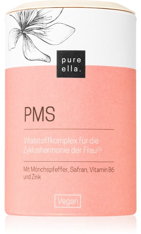 Pure Ella PMS Kapseln zur Unterstützung der Immunität, gegen Müdigkeit und Erschöpfung 60 KAP