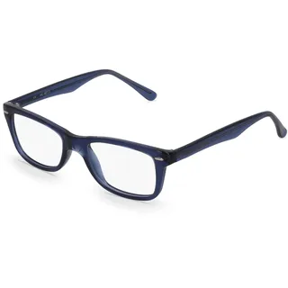 Fielmann MC 467 CL Unisex-Brille inkl. Gläser Vollrand Eckig Propionat-Gestell 50mm/17mm/135mm, blau