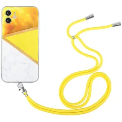 Hülle Handy Schutz für Apple iPhone 12 Mini Handykette Case Cover Bumper Etuis