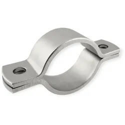 Zweiteilige Rohrschelle DIN 3567 Form A – Edelstahl V4A für höchste Ansprüche  / (Durchmesser (innen)) 22 mm