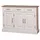 Casa Padrino Kommode 120 x 85 x 35 cm Weiß / Beige