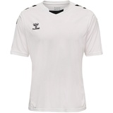 hummel Hmlcore XK Poly Jersey S/S T Shirt, Weiß, S