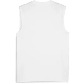 Puma teamGOAL ärmelloses Trikot Herren 04 white/black/feather gray XL