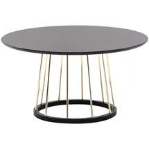 KADIMA DESIGN Rund Gold Metall 80 x 80 x 42 cm