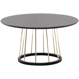 KADIMA DESIGN Rund Gold Metall 80 x 80 x 42 cm