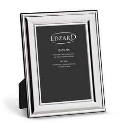 EDZARD Bilderrahmen Sunset, versilbert und anlaufgeschützt, für 13×18 cm Bilder – Fotorahmen silberfarben