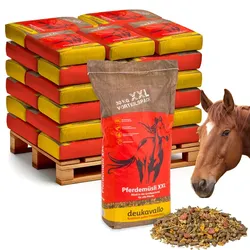 Palette Deukavallo Pferdemüsli XXL Vorteilspack, Pferdefutter ohne Haferkörner, 30 x 30kg