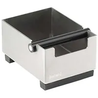 Abschlagbehälter Knockbox Abklopfkasten für Kaffeesatz aus Edelstahl in elegantem Design ohne Kunststoffeinsatz - large