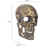 FineBuy FineBuy, Wanddeko, Totenkopf 41 cm Schädel Wohndeko Dekoration Modern