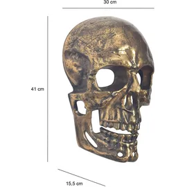 FineBuy FineBuy, Wanddeko, Totenkopf 41 cm Schädel Wohndeko Dekoration Modern