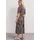STREET ONE Druckkleid Midi Rot 38