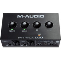 M-AUDIO M-Track Duo USB Audio Interface für Aufnahmen, Streaming