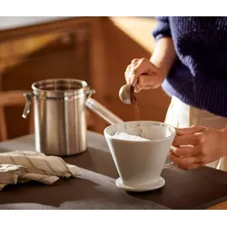 Tchibo - Kaffee Handfilter Gr. 4 - weiß