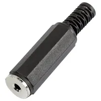 TRU Components 595212 Klinken-Steckverbinder 2.5 mm Buchse, gerade Polzahl: