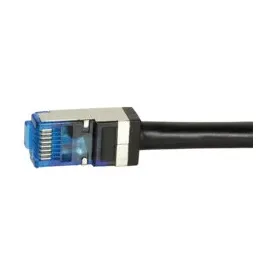 Logilink CQ7093S RJ45 Netzwerkkabel, Patchkabel CAT 6a S/FTP Schwarz Geschirmt, UV-Beständig, Ölbeständig 1 St.