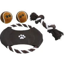 Heim Hunde-Outdoor-Spielzeug-Set 4-teilig