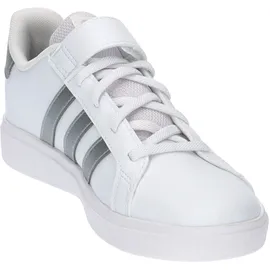 adidas Grand Court 2.0 Kids Cloud White / Matte Silver / Matte Silver 30