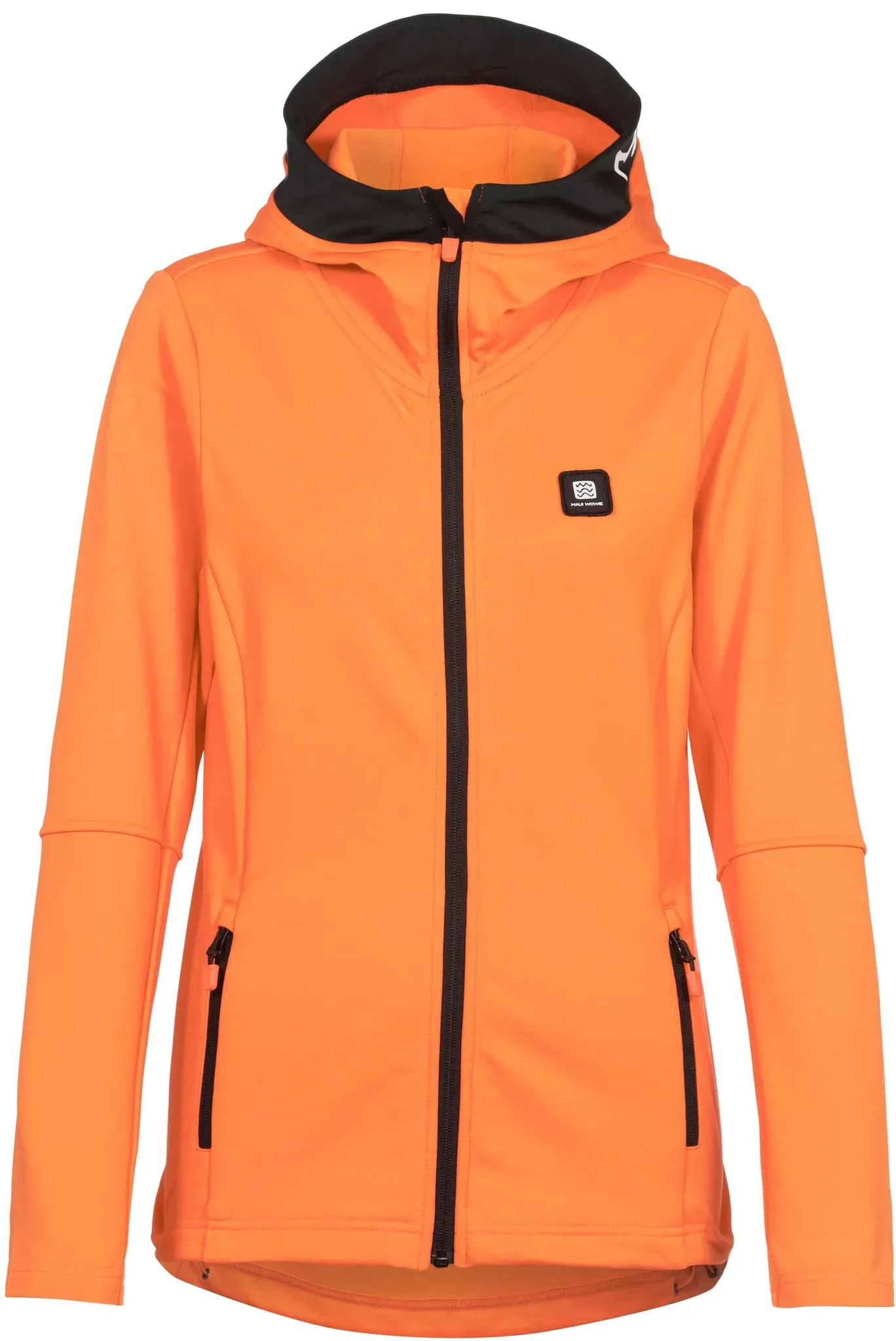 Maui Wowie Fleecejacke Damen in tangerine, Größe M - orange