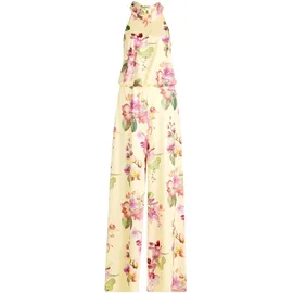 Vera Mont Jumpsuit mit Blumenprint gelb M