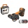 Worx Chopper WX801 inkl. 1 x 2,0 Ah + Koffer