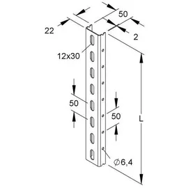 Niedax Profil U 50/3000