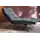 KAWOLA Relaxliege AMERIVA Polyester 80 x 110 x 158 cm Schwarz mit Kissen und Kopfteil