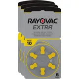 18 x Rayovac Extra Advanced Hörgerätebatterien 10 10AU-6XEMF 3 Blister