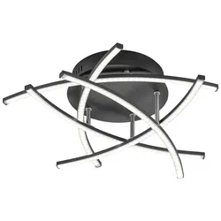 Fischer & Honsel LED-Deckenleuchte "CROSS TW" 5 flg. x 4,5W CCT Ø 500mm