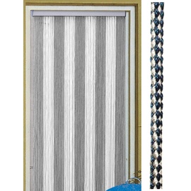 CAGO Türvorhang Korda 60 × 190 cm weiß/silber
