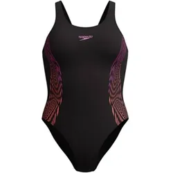 SPEEDO Damen Schwimmanzug Womens Placement, Neon Violet, 36