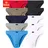 H.I.S. Herren Minislip blau/neonblau/silbergrau/khaki/hellrot/schwarz/weiß M-L 10er Pack